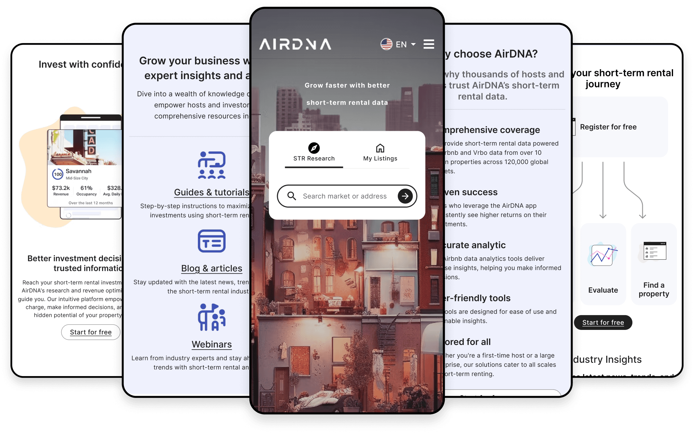 AirDNA Responsive Design